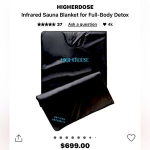 Portable infrared sauna blanket for sweat, circulation, mood, and glowing skin.